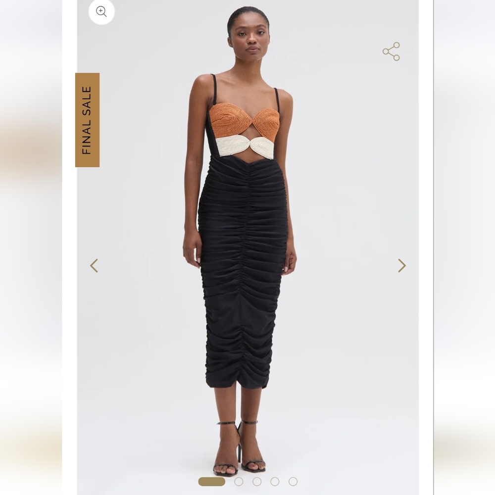 Patbo Braided Midi Dress - Picture 3 of 12